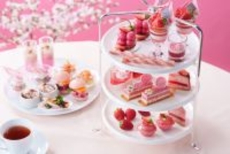 春の香りに包まれる、心華やぐいちごのアフタヌーンティー『Afternoon Tea -Pink Strawberry-』【ウェスティンホテル仙台】