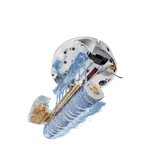 「キレイへ、転がせ。Roborock初、ワイドローラーモップを搭載し、水拭き性能を重視したロボット掃除機「Qrevo Curv 2 Flow」を発売」の画像