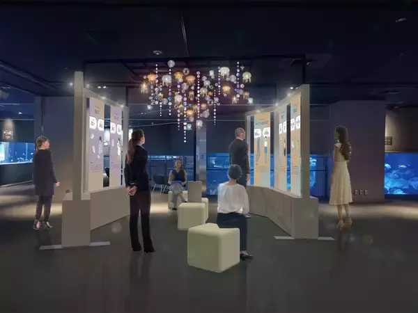 「【すみだ水族館】クラゲとともに自分時間をゆったり過ごす「ゆらめく時間展 光の中で、クラゲと。」開催」の画像