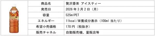 「“茶葉のおいしさを味わう”「贅沢香茶 アイスティー」をリニューアルして新発売！」の画像