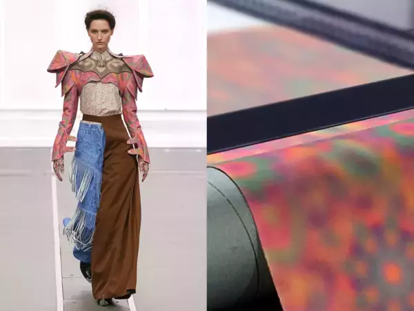 攻殻機動隊とコラボレーションしたANREALAGE の パリ・ファッションウィーク2026-27年秋冬コレクションに「FOREARTH」を採用