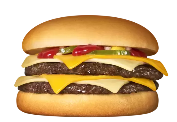 「＼チーズ好きの皆さま、お待たせしました！／ホワイト&チェダー2種類のチーズを4枚重ねた贅沢な味わいの“とろけるチーズの誘惑”がご好評につき再び登場！」の画像