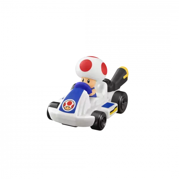 「ゲームの世界から飛び出して、マリオ達が白熱のレース！?カートのタイヤを組み換えたりステッカーでデコレーションしたり、カスタマイズも楽しめる！ハッピーセット(R)「マリオカート」」の画像