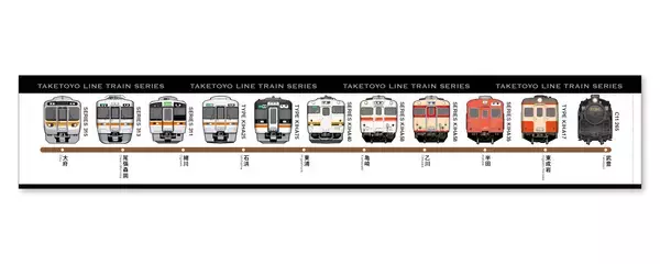 「武豊線開業140周年記念グッズが登場！明治から令和へ―地域とともに歩んだJR東海最古路線をデザイン」の画像