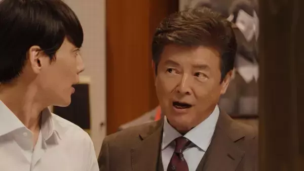 「三浦友和さんと橋本環奈さん出演の「洋服の青山」新CM環奈さんはグレーの既製スーツ、三浦さんはブラウンのオーダースーツで登場」の画像