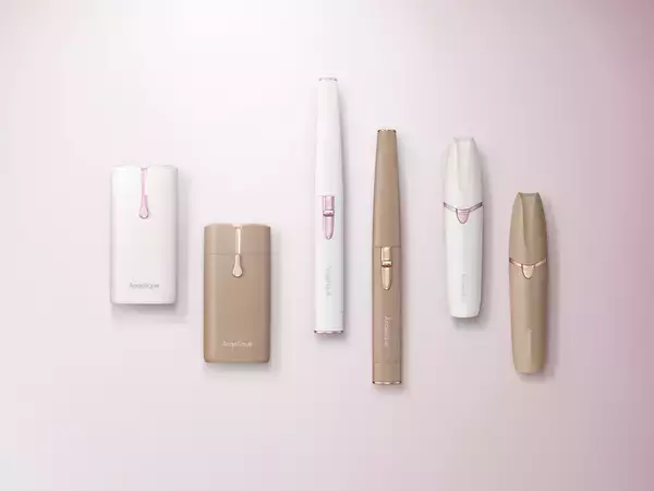 「マクセルブランドのビューティーシリーズ「Angelique(アンジェリーク)」からフェイス・ボディケアシェーバー ３製品を新発売」の画像