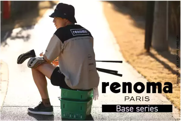 後ろ姿でも魅せる、次世代のゴルフスタイル。ゴルフ５限定「renoma golf Base Series」から待望の2026年春夏コレクション登場