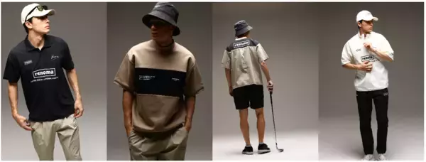 「後ろ姿でも魅せる、次世代のゴルフスタイル。ゴルフ５限定「renoma golf Base Series」から待望の2026年春夏コレクション登場」の画像