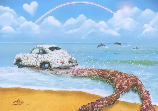 「損害車買取シェアＮｏ.１のタウ、第5回タウ・パラリンアートコンテスト結果発表！」の画像