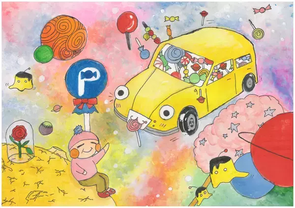 「損害車買取シェアＮｏ.１のタウ、第5回タウ・パラリンアートコンテスト結果発表！」の画像