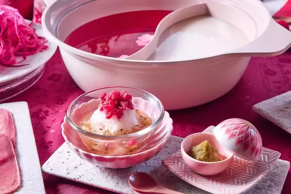 「【しゃぶしゃぶ温野菜 イベントレポート】累計120万食超！今年13年目の「梅しゃぶ」シリーズと新作「鶏白湯しゃぶ」が初春限定“紅白二彩鍋”として登場」の画像