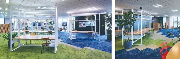 「乃村工藝社と小松ウオール工業｜ユニットファニチャー「KICHI＋（キチタス）」を共同開発」の画像