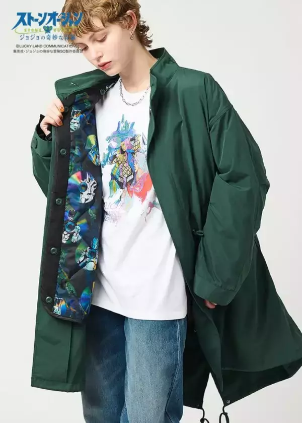 「アニメ『ジョジョの奇妙な冒険』とグラニフのコラボレーションアイテム第3弾が登場「スターダストクルセイダース」「ストーンオーシャン」から全13アイテムを発売」の画像