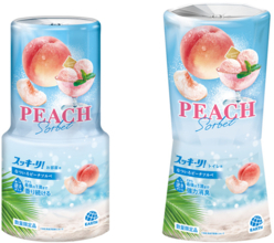 アース製薬から、夏限定の涼やかな香りの消臭芳香剤『スッキーリ！なついろピーチソルベ』を新発売