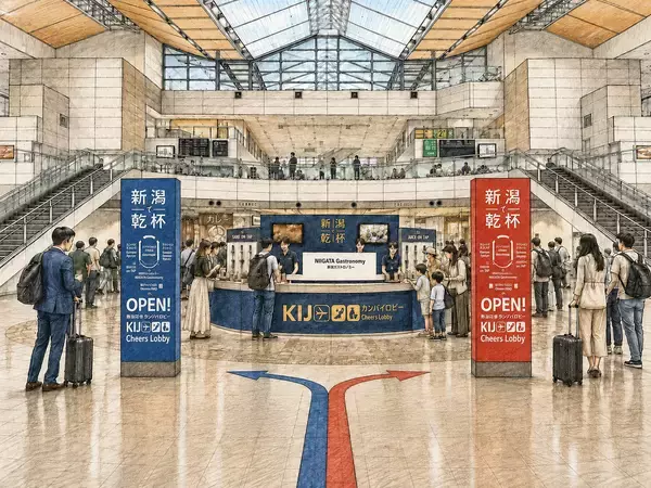 ＜詳報＞新潟空港1階に、体験型ブース「新潟で乾杯」を期間限定でオープンします！（令和8年8月19日～9月8日）