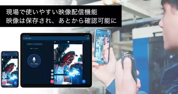 「PTT通話との同時映像配信技術に関する米国特許を取得」の画像