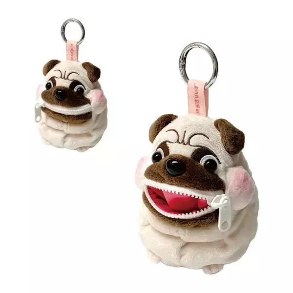 「“ぱくぱく”食べちゃう！？バッグにつけられるアニマルポーチ『ほおばりいず』4月上旬より発売」の画像