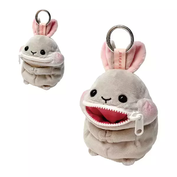 「“ぱくぱく”食べちゃう！？バッグにつけられるアニマルポーチ『ほおばりいず』4月上旬より発売」の画像