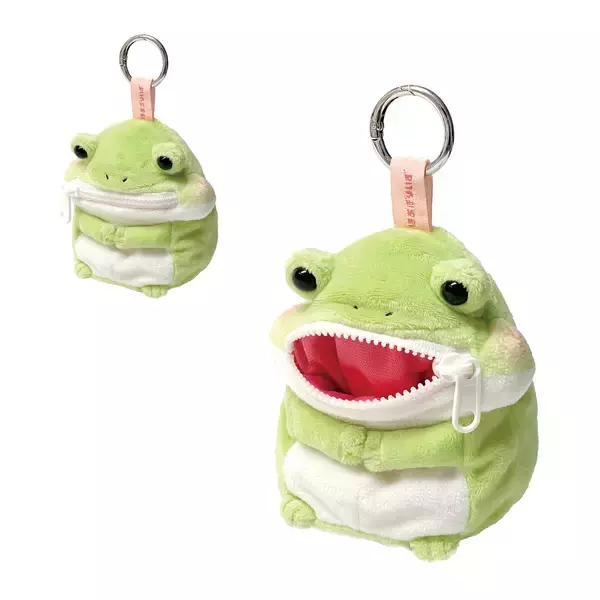 「“ぱくぱく”食べちゃう！？バッグにつけられるアニマルポーチ『ほおばりいず』4月上旬より発売」の画像