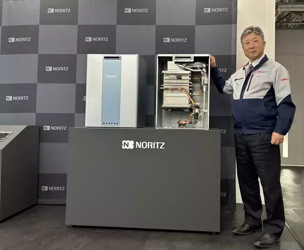 【ノーリツ 家庭用給湯器における水素燃焼技術発表会 開催レポート】水素100％燃焼が可能なプロトタイプで実機運転を披露