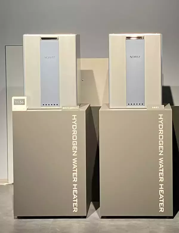 「【ノーリツ 家庭用給湯器における水素燃焼技術発表会 開催レポート】水素100％燃焼が可能なプロトタイプで実機運転を披露」の画像