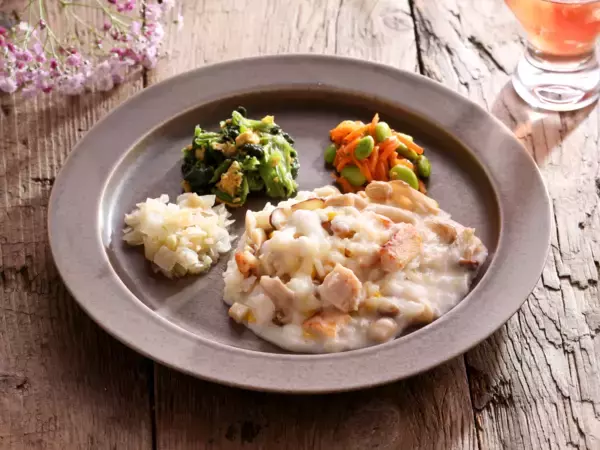 寒い日の朝食にもオススメ！大豆やカリフラワーライスで糖質を抑えた「やさしいクリームリゾット」が1月13日（火）に新登場