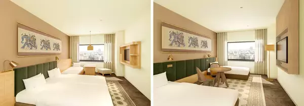 「「ザ ロイヤルパークホテル 舞浜リゾート 東京ベイ」が開業｜乃村工藝社は企画、デザイン・設計、FF＆E、グラフィック＆アートデザイン、 サインデザインを担当」の画像