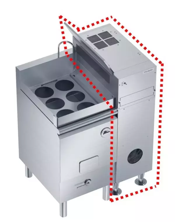 「一般家庭用レンジフード国内シェアNo.1※1の知識と技術を業務用にも展開するFUJIOH※2　アワード※3を受賞した業務用2製品を実演　生産性向上と高付加価値化の課題に応える」の画像