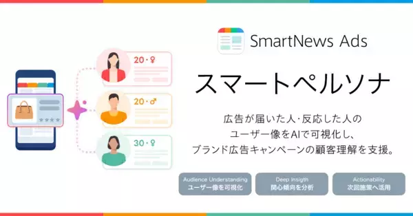 スマートニュース、AIで広告キャンペーンの配信結果を分析し、次回施策に活かせるインサイトを提示する「スマートペルソナ」を提供開始