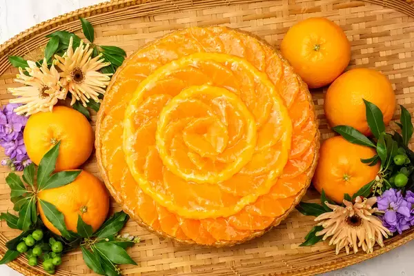 【キル フェ ボン】佐賀県が20年以上の歳月をかけて開発したブランド柑橘“にじゅうまる”が主役！味も見た目もまさに“にじゅうまる”のタルト