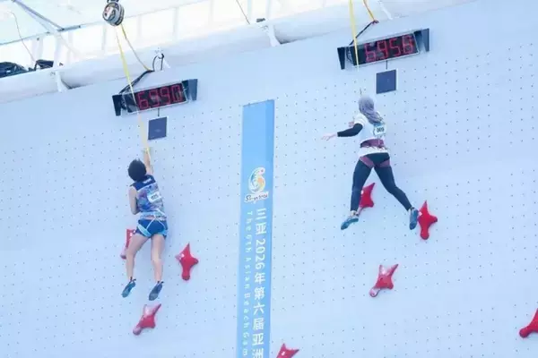「【日本新】スポーツクライミング部 小屋松恋選手 女子スピード6秒99、歴史を塗り替える「6秒台」」の画像