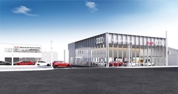 Audi東大阪／Audi Approved Automobile東大阪、移転リニューアルし、8月8日にグランドオープン