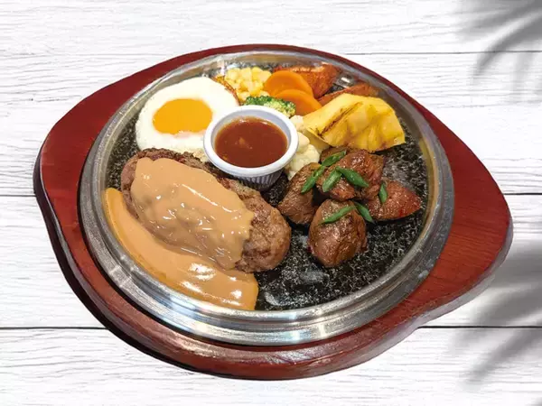 石焼きハンバーグ&ステーキ「ストーンバーグ」ラゾーナ川崎店　ハンバーグで世界旅行！「2025ワールドハンバーグキャンペーン」第2弾