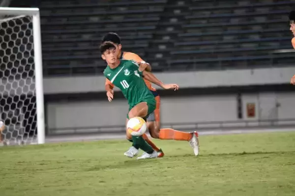 「大阪産業大学サッカー部の赤塚ミカエル選手がJ3アスルクラロ沼津に加入内定」の画像