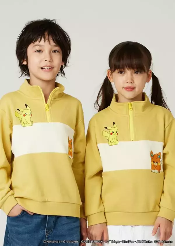 「ピカチュウ、イーブイ、カビゴン、レックウザなど「ポケットモンスター」デザインのグラニフ最新オリジナルアイテムが2024年8月27日(火)より販売開始！」の画像