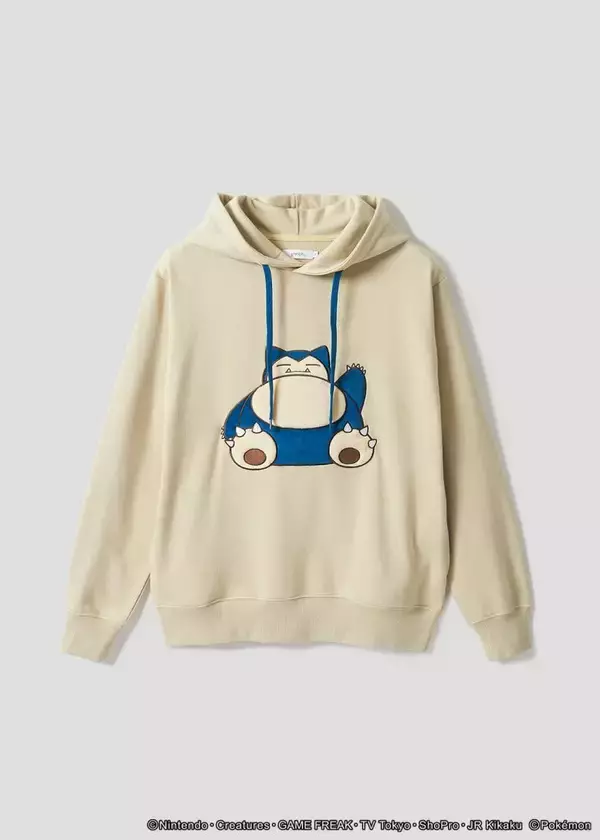「ピカチュウ、イーブイ、カビゴン、レックウザなど「ポケットモンスター」デザインのグラニフ最新オリジナルアイテムが2024年8月27日(火)より販売開始！」の画像