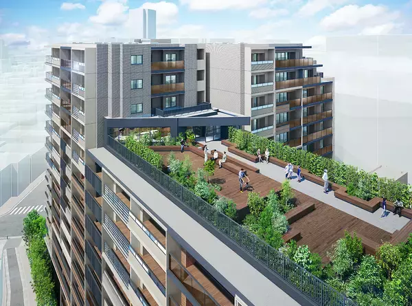 「【大京】2駅3路線利用で都心へ直通、屋上テラスを有する全181邸「ライオンズ南千住グランプレイス」」の画像