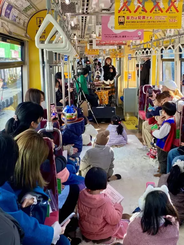 「東京都市大学ユニバーサルデザイン研究室が開通100周年の東急世田谷線で「ファミリーミュージックトレイン」を運行 ― 路面電車×音楽で地域活性化」の画像