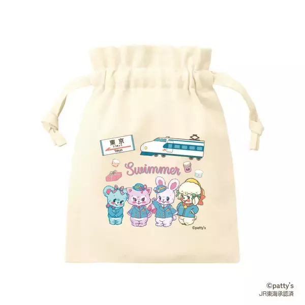 「大人気雑貨ブランド「SWIMMER」とコラボレーション！駅長や新幹線パーサー制服の描き下ろしオリジナルグッズが登場！」の画像