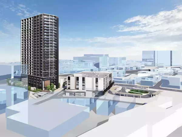 「【大京】枚方市光善寺駅前の再開発事業、駅徒歩2分「ザ・ライオンズ枚方光善寺タワー」販売開始」の画像