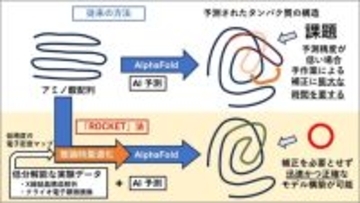 【名城大学】＜世界初＞タンパク質構造決定を劇的に加速させる「ROCKET」法を開発　AI予測と実験データを融合した革新的手法