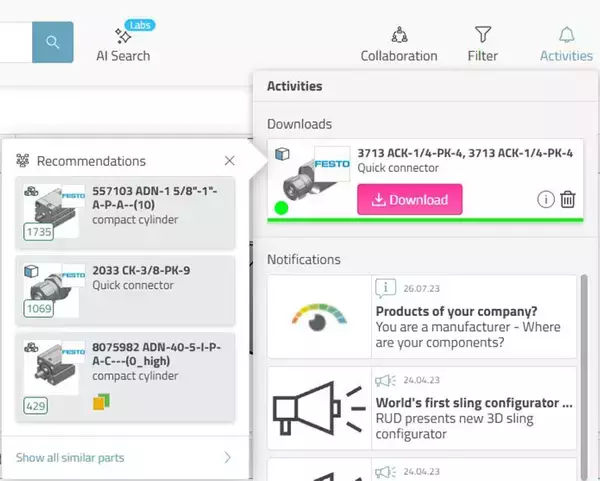 「3Dfindit v12.12.1 をリリース　インターフェイスを刷新してより使いやすく」の画像