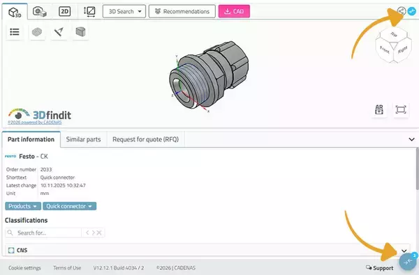 「3Dfindit v12.12.1 をリリース　インターフェイスを刷新してより使いやすく」の画像