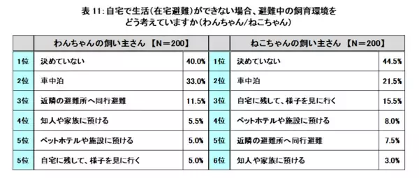 「大正製薬『わんちゃん・ねこちゃん、もしものときの意識調査』を実施　～ペットの防災準備、6割以上の人がしていないと回答～」の画像