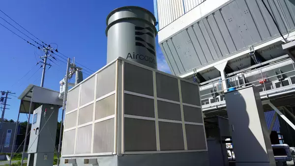 「AircaptureとNGKの協業によるDAC実証を開始　會澤高圧コンクリートで実環境評価」の画像