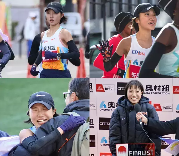 エディオン女子陸上競技部 矢田みくに選手　初マラソン日本最高記録を樹立！日本人史上6人目の「サブ20」を達成し、MGC出場権も獲得