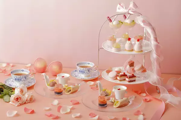 琵琶湖マリオットホテル　桃とバラが織りなす、湖畔の夏を感じるアフタヌーンティー　「Peach Afternoon Tea with Rose Aroma」を発売