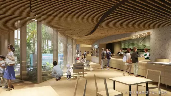 「スターバックス×霧島酒造 コラボレーション施設 2026年春オープン地域社会や自然環境への想いを体現した“みんなの憩いの場”の施設情報を発表建築を隈研吾氏が手掛ける」の画像