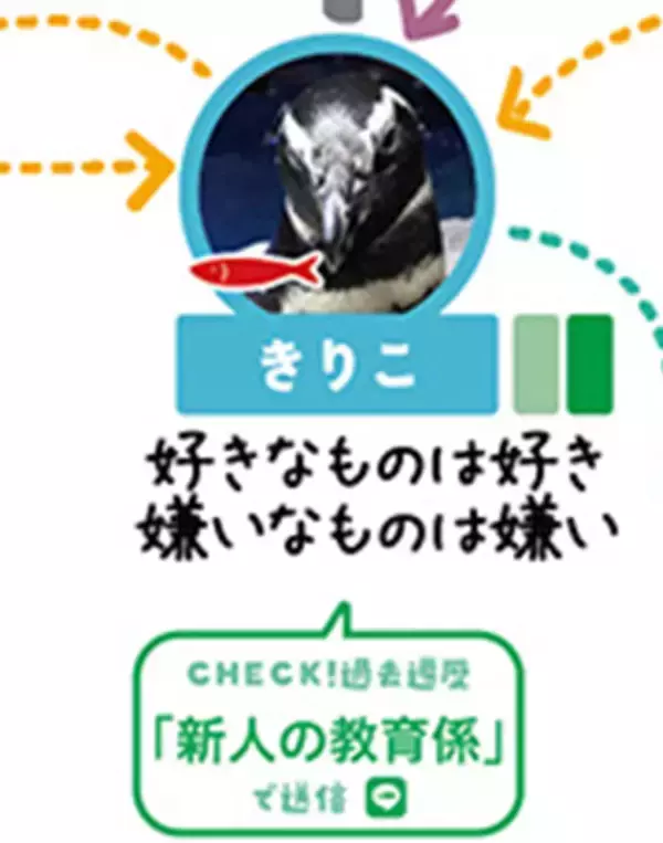 「【すみだ水族館】個性あふれる関係性を今年もアップデート！「すみだペンギン相関図2023」公開スタート」の画像