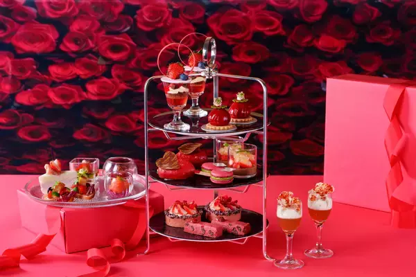 仙台市の農業家集団Punks Farmerが手掛けるいちごを、赤いスイーツで『Afternoon Tea -Strawberry Red -』【ウェスティンホテル仙台】